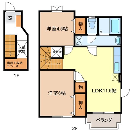 カ－サデュオの物件間取画像